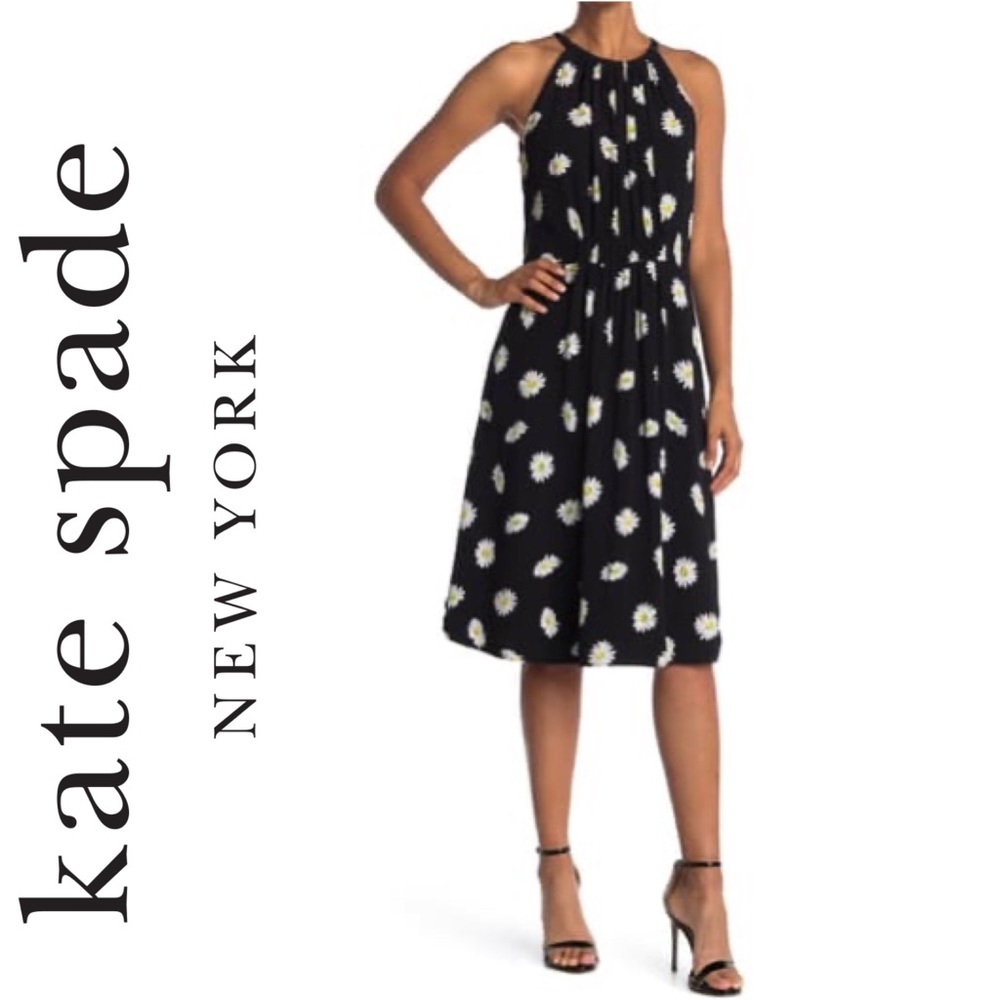 ✨ Kate Spade Daisy Halter Dress EUC